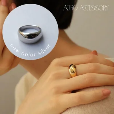 リング 指輪 ステンレス ステンレスリング 金属アレルギー対応 ゴールド シルバー シンプル おしゃれ レディース メンズ ajiro accessory R017