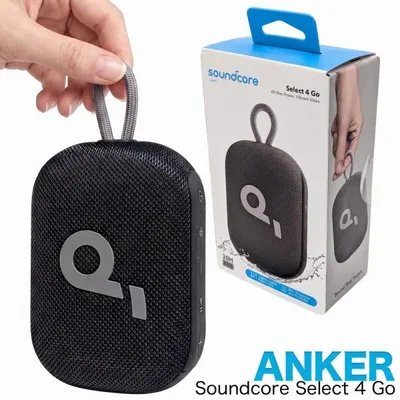 Anker Soundcore Select 4 Go A31X1011 Bluetoothスピーカー ブラック 5W出力 IP67防塵防水 最大20時間再生