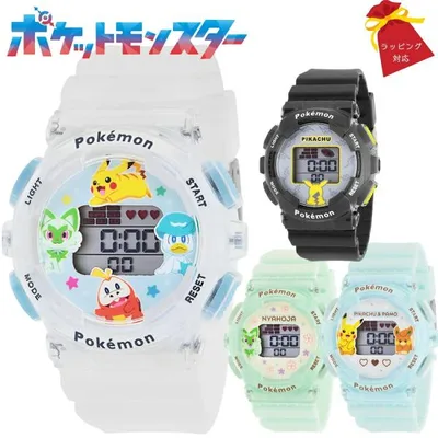 ポケモン 腕時計 デジタル キッズ 子ども 防水 男の子 女の子 大人 女子 誕生日 クリスマス プレゼント ギフト 公式ライセンス品 送料無料