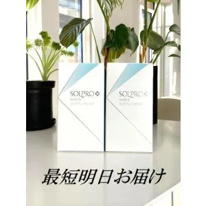 2個セット ソルプロ プリュス ホワイトサプリメント 30粒×2 リニューアル品