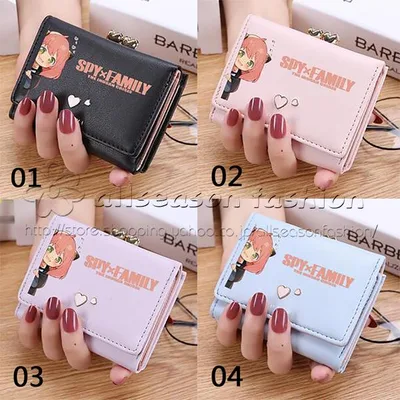 スパイファミリー SPY×FAMILY 風 財布 小銭入れ 可愛い ショートタイプ 収納 便利 軽量 おしゃれ プレゼント アニメ周辺グッズ