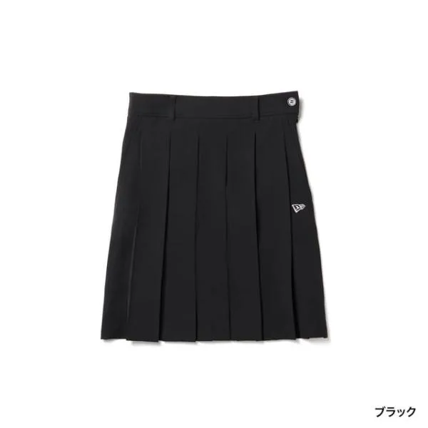 ニューエラ レディース ゴルフウェア スカート 秋 冬 GFW MIDI PLEATS SKIRT BLK 15129399 NEW ERA