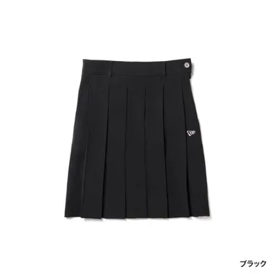 ニューエラ レディース ゴルフウェア スカート 秋 冬 GFW MIDI PLEATS SKIRT BLK 15129399 NEW ERA