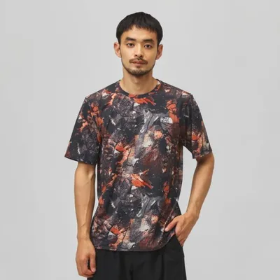 ザ・ノースフェイス メンズ ランニングウェア 半袖Tシャツ S/S GTD Melange Crew ショートスリーブGTDメランジクルー NT12595 THE NORTH FACE