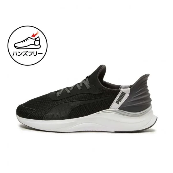 プーマ SOFTRIDE ハーモニー LCM EASE IN 313768 01 レディース スニーカー : ブラック ハンズフリー PUMA
