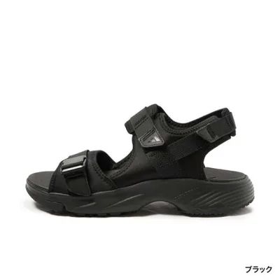 アディダス ライフスタイル サンダル KI2373 メンズ レディス スポーツサンダル : ブラック サンダルメンズ レディース adidas