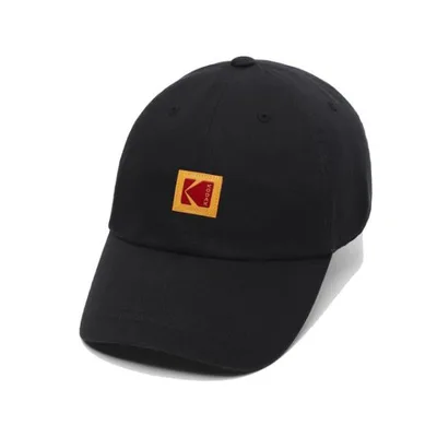 コダックアパレル キャップ Relax Fit Square Logo Ball Cap K5343LCP72 帽子 : ブラック KODAK Apparel