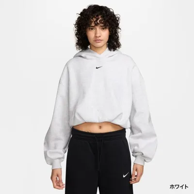 ナイキ レディース スウェット パーカー ウィメンズ STDO フリース MW OS クロップ PLT IM8097 スポーツウェア NIKE