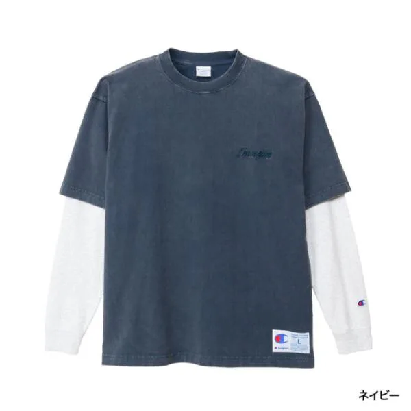 チャンピオン メンズ 長袖 Tシャツ LONG SLEEVE T-SHIRT C3-E411 スポーツウェア Champion
