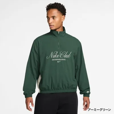 ナイキ メンズ ウェア クラブ ハーフジップ ジャケット NCC IO4161 スポーツウェア NIKE