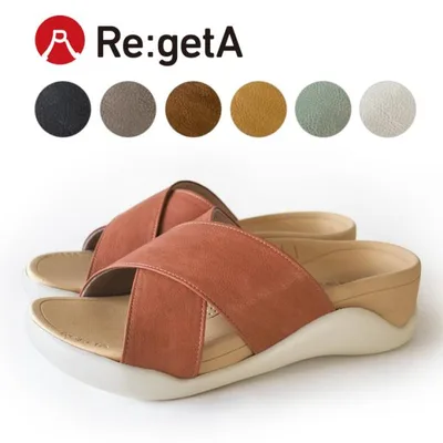 リゲッタ Re:getA ECR-001 サンダル レディース 厚底 疲れにくい 痛くない