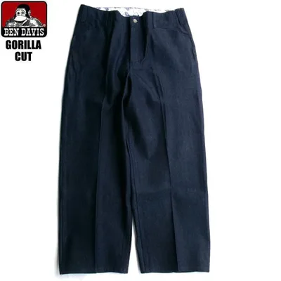 BEN DAVIS USA GORILLA CUT PANTS WORKPANTS BLUE DENIM ベンデイビス ゴリラカット パンツ ワークパンツ メンズ レディース ブルー デニム 送料無料