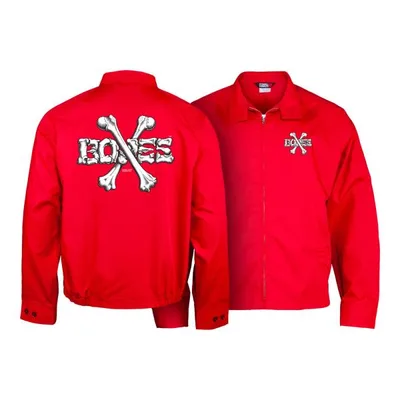 パウエル・ペラルタ POWELL PERALTA CROSS BONES JACKET RED ジャケット クロスボーンズ アウター ストリート スケーター ファッション (26SS)