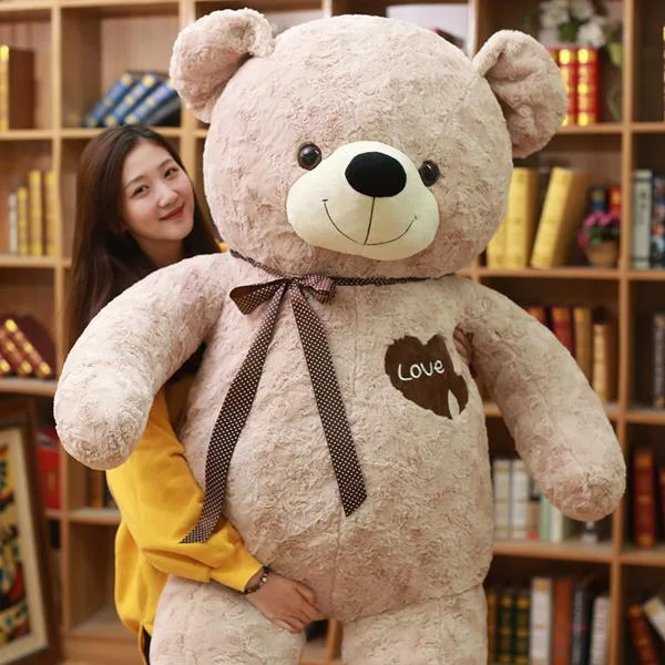 テディベア 特大 大きいぬいぐるみ くま 抱き枕 可愛いくま クッション インテリア 全長145cm 3色選択可能