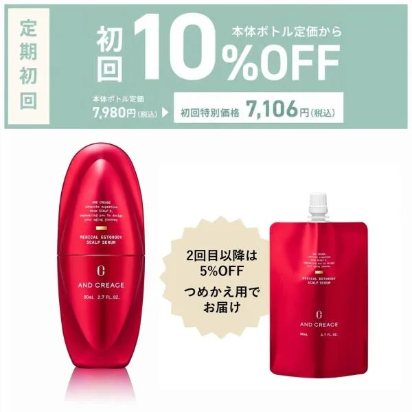 定期購入 育毛剤 女性用 メディカルエストロジー スカルプセラム アンドクレアージュ スカルプd ボーテ アンファー 薄毛 抜け毛 女性 レディース 市販
