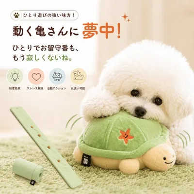 BITE ME Jumping Boogie Nose Work Play Ball Automatic Toy Moving Stuffed Toy Snack Search Funny Educational Ball Turtle Turtle