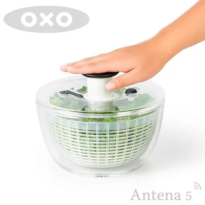 OXO クリアサラダスピナー(小) オクソー キッチンツール 台所 デザイン雑貨 生野菜 水切り カゴ 収納 サラダツール 調理小物 調理道具爆買