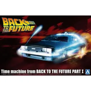 アオシマ ムービーメカ No.BT-05 1/24 バック・トゥ・ザ・フューチャー PartI タイムマシン フィギュア付き プラモデル