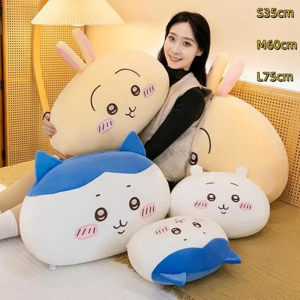 ちいかわ ぬいぐるみ うさぎ ハチワレ ちいかわ クッション 大きいサイズ ふわふわ 抱き枕 キャラクターぬいぐるみ 誕生日 プレゼント 【ランキング1位獲得!】