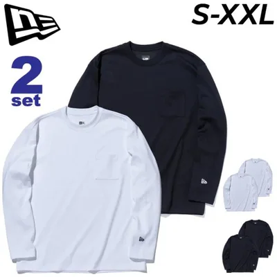 ニューエラ 長袖シャツ 2枚組 メンズ レディース NEW ERA 2-Pack 長袖 パフォーマンスTシャツ ユニセックス パックT 吸汗速乾 抗菌 /NEWERA2P-LSTEE【返品不可】