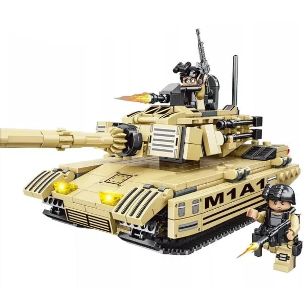 M1A1 エイブラムス 戦車タイプ 8in1 模型ブロック【送料無料】