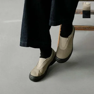ムーンスター Moonstar SKOOLER コーデュラ キャンバス センター ゴア スリッポン シューズ GOATRAINER goatrainer ユニセックス