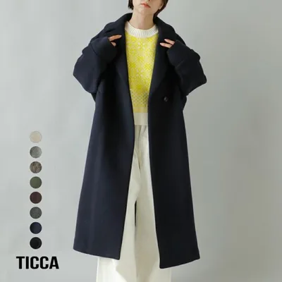 ティッカ TICCA ウール ロング テントコート tbfa-205 レディース 秋冬 2026aw新作【クーポン対象】