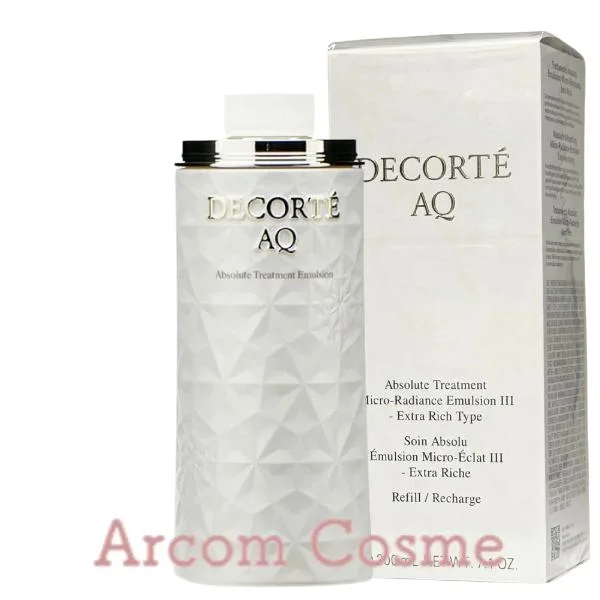 コスメデコルテ AQ アブソリュート エマルジョン マイクロラディアンス レフィル II/III (乳液) 200mL