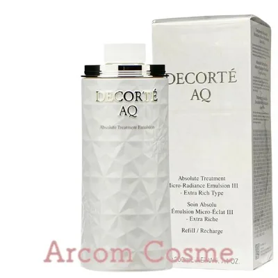 コスメデコルテ AQ アブソリュート エマルジョン マイクロラディアンス レフィル II/III (乳液) 200mL