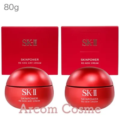 SK2 スキンパワー リニュー クリーム / エアリー クリーム 80g 美容乳液 SK-II