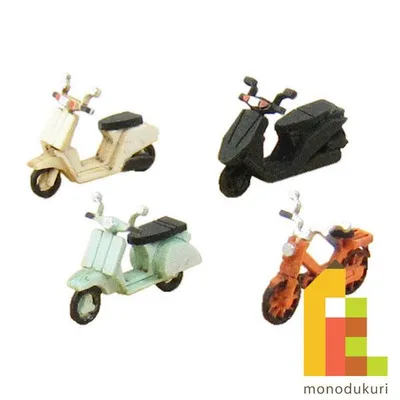 (ネコポス配送可)さんけい みにちゅあーとキット 1/150 ジオラマオプションキット (バイクB) MP04-93