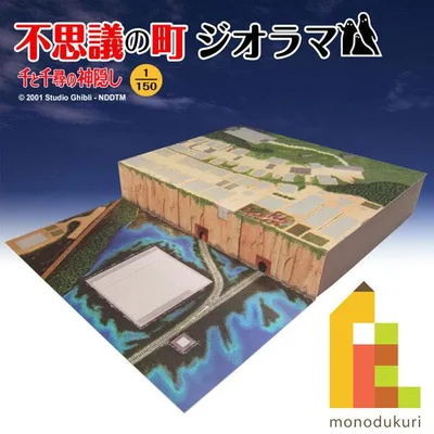 さんけい みにちゅあーとキット 1/150 スタジオジブリ作品シリーズ 千と千尋の神隠し (不思議の町ジオラマ) MK07-32