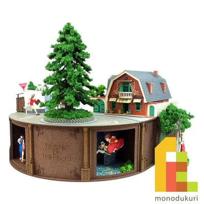 さんけい みにちゅあーとキット nonscale スタジオジブリ作品シリーズ 耳をすませば (耳をすませばジオラマ) MK07-40