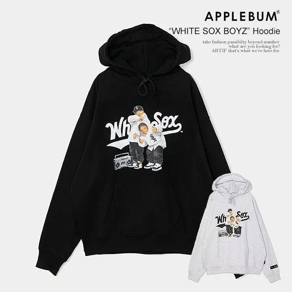 アップルバム パーカー APPLEBUM “WHITE SOX BOYZ” Hoodie メンズ MLB Collection プルオーバー ヘビーオンス 送料無料 ストリート