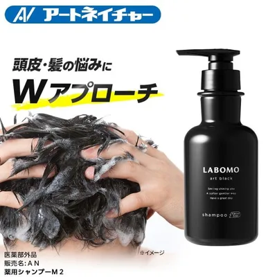 薬用シャンプー 270mL メンズ シャンプー フケ かゆみ 男性 医薬部外品 アートネイチャー LABOMO ラボモ アートブラック 爆買 超PayPay祭
