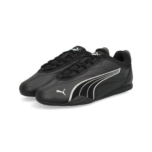 PUMA プーマ CATCH SOLEIL 軽量 レディーススニーカー 薄底 ロープロファイル キャッチソレイユ 402744 03 プーマブラック/プーマシルバー