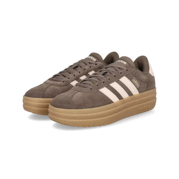 adidas VL COURT BOLD รองเท้าผ้าใบผู้หญิงหนาแพลตฟอร์ม Suede VL Court Bold IH9152 Earth Strater/Wonder Quartz/Gum