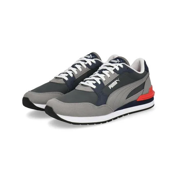 PUMA プーマ ST RUNNER V4 NL 軽量 メンズスニーカー STランナーV4NL 399069 04 シャドーグレー/キャストアイロン/ナイビー