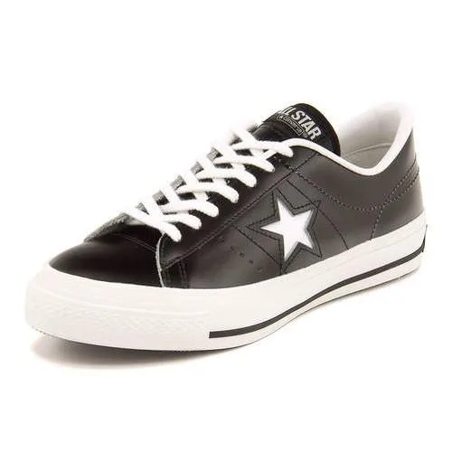 converse รองเท้าผ้าใบผู้ชาย ONE STAR J ONE STAR J 32346511 สีดำสีขาว