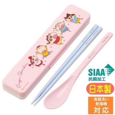 コンビセット クレヨンしんちゃん スケーター 24 CCS3SAAG 映画 アニメ キャラクター グッズ 抗菌 日本製 音の鳴らない 箸&スプーン
