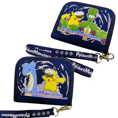 ポケモン 財布 二つ折り プリントウォレット サンアート ポケットモンスター キャプテンピカチュウ ラプラス オリーヴァ 六英雄 キッズ 子供 グッズ