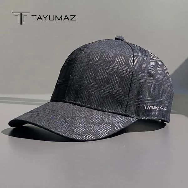キャップ 帽子 メンズ TAYUMAZ 小紋モノグラムキャップ ブラック 爆買 父の日