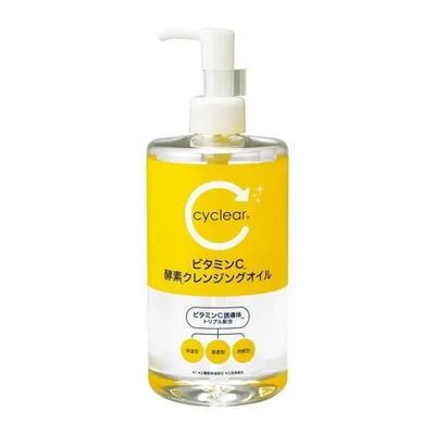 熊野油脂 cyclear ビタミンC 酵素クレンジングオイル 400ml