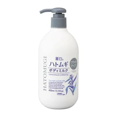 熊野油脂 麗白 ハトムギ ブライトアップ ボディミルク 400mL