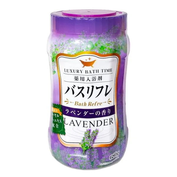 ライオンケミカル バスリフレ 薬用 入浴剤 ラベンダーの香り 680g