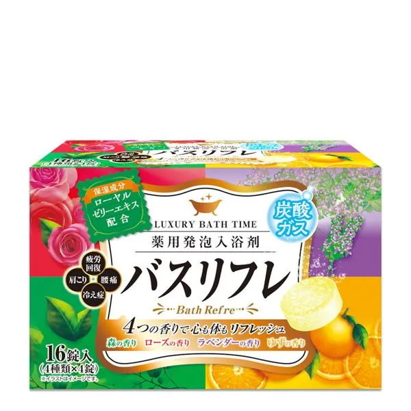 ライオンケミカル バスリフレ 薬用 発泡 入浴剤 16錠入