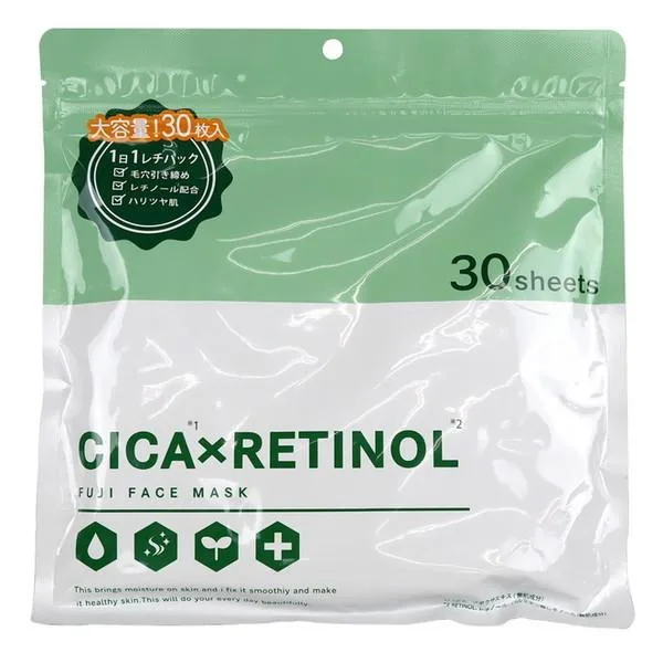 富士 CICA×RETINOL シカ×レチノール フェイスマスク 30枚入 シートマスク