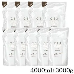 ミアン CE3 シャンプー 4000ml + トリートメント 3000g レフィル 詰替用