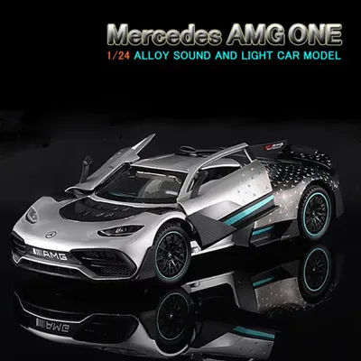メルセデス AMG ONE 1/24 ミニカー 全4色 ライト点灯 エンジンサウンド 合金モデル 模型 ジオラマ