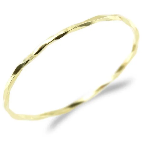 18金 リング 華奢 細い 指輪 カット ゴールド 18k イエローゴールドk18 婚約指輪 安い ピンキーリング 女性 男女兼用 あすつく 送料無料 セール sale